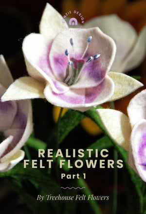 Realistic Felt Flowers: Adding Color
