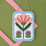 Framed Florals Carnation Cross Stitch Kit