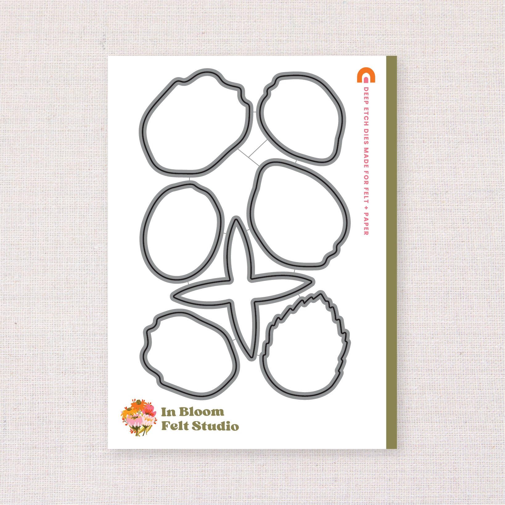 Classic Rose, Deep Etch Die Benzie Design