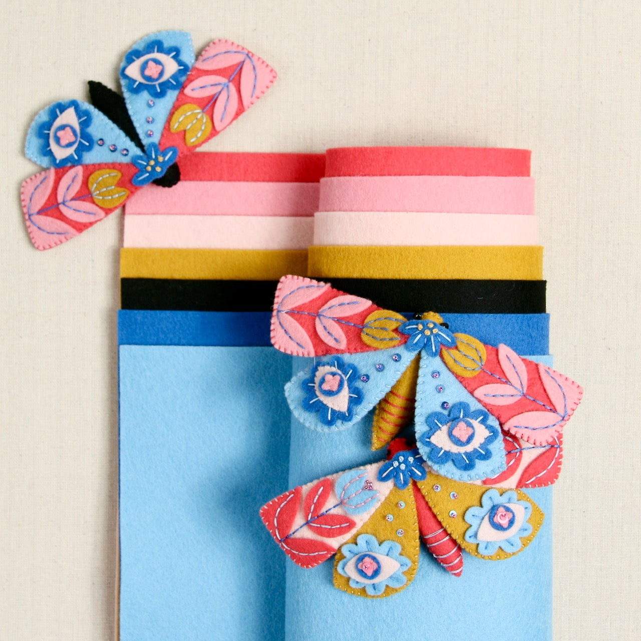 Flora Moth, Deep Etch Die Benzie Design