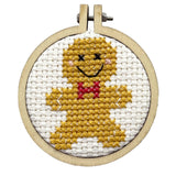 Gingerbread Man, Matchbox Cross Stitch Kit