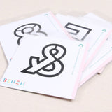 Stitchable Number Collection, Deep Etch Dies