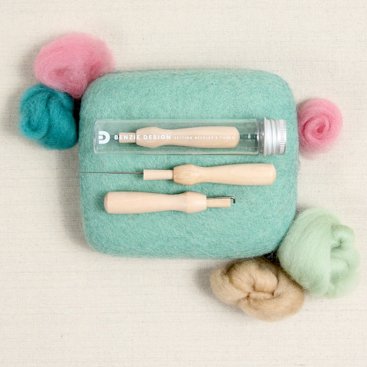 Needle Felting Kit Wool Felting Tools Handmade Felt Needle Set Felting Fabric Ma