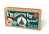 I'm Pining for You, Matchbox Cross Stitch Kit