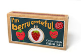 I'm Berry Grateful, Matchbox Cross Stitch Kit