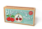 I Love You Cherry Much, Matchbox Cross Stitch Kit