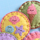 It Felt Like Summer Felt Ornaments