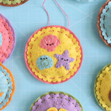 It Felt Like Summer Felt Ornaments