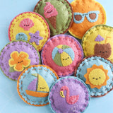 It Felt Like Summer Felt Ornaments