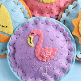 It Felt Like Summer Felt Ornaments