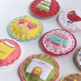 It Felt Like Winter Felt Ornaments