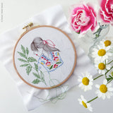 Folklore Lady, 6" Embroidery Kit