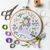 My Easter Bunny, 6" Embroidery Kit