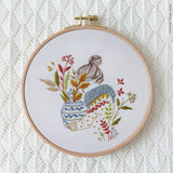 Autumn Lady, 6" Embroidery Kit
