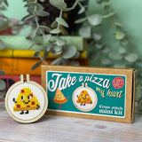 Take a Pizza My Heart, Matchbox Cross Stitch Kit