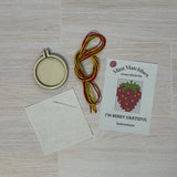 I'm Berry Grateful, Matchbox Cross Stitch Kit