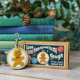 Gingerbread Man, Matchbox Cross Stitch Kit