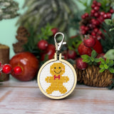 Gingerbread Man, Matchbox Cross Stitch Kit