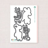Sweet Heart Script, Deep Etch Die