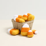 Candy Corn, Jumbo Felted Shape