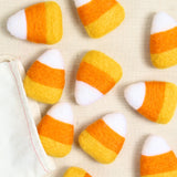 Candy Corn, Jumbo Felted Shape