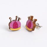 Pincushion, Wooden Earrings