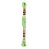 green embroidery floss, DMC 13