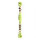 green embroidery floss, DMC 15