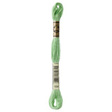 green embroidery floss, DMC 164
