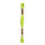 green embroidery floss, DMC 16