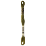 green embroidery floss, DMC 3011