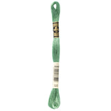 green embroidery floss, DMC 320
