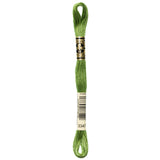 green embroidery floss, DMC 3347