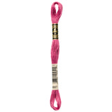 DMC embroidery floss, pink embroidery floss, DMC 3687