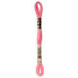 DMC embroidery floss, pink embroidery floss, DMC 3708
