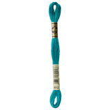 green embroidery floss, DMC 3812
