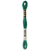 green embroidery floss, DMC 3815