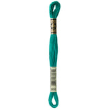 green embroidery floss, DMC 3850
