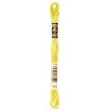 green embroidery floss, DMC 472