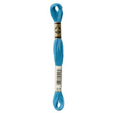 blue embroidery floss, teal embroidery floss, DMC 518