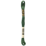 green embroidery floss, DMC 520