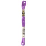 purple embroidery floss, DMC 553