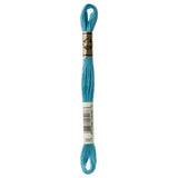 teal embroidery floss, blue-green embroidery floss, DMC 597