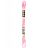 DMC embroidery floss, pink embroidery floss, DMC 605