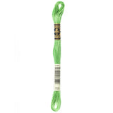 green embroidery floss, DMC 703