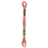 DMC embroidery floss, pink embroidery floss, DMC 758