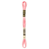 DMC embroidery floss, pink embroidery floss, DMC 761