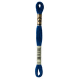 blue embroidery floss, navy embroidery floss, DMC 803