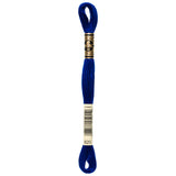 blue embroidery floss, navy embroidery floss, DMC 820