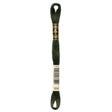 green embroidery floss, DMC 934